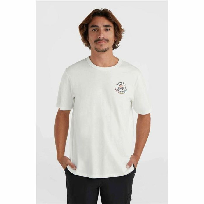 Camiseta de Manga Corta Hombre O'Neill Trvlr  Blanco 3