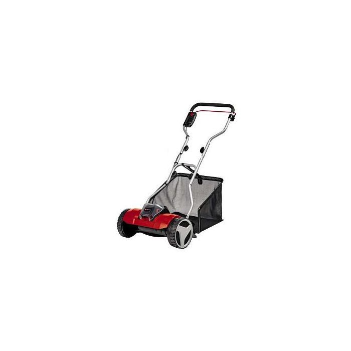 Einhell GE-HM 18/38 Li-Solo Cortacésped Manual a Batería 18V, Ancho de Corte 38 cm, 4 Posiciones de Altura, Bolsa Recogedor 45L 0 Einhell GE-HM 18/38 Li-Solo Cortacésped Manual a Batería 18V, Ancho de Corte 38 cm, 4 Posiciones de Altura, Bolsa Recogedor 45L 0