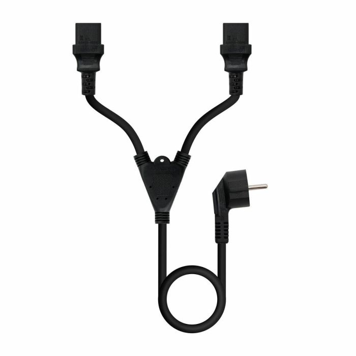 NANOCABLE Cable alimentacion CEE7/M - 2xC13/H, 3 m 10