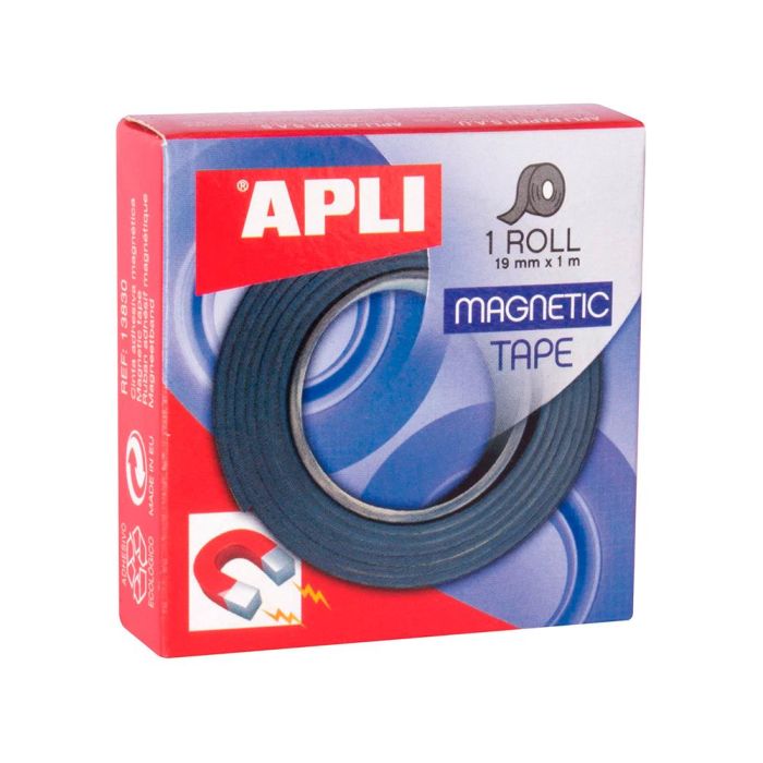 Cinta Adhesiva Apli Magnetica 19 mm X 1M 1