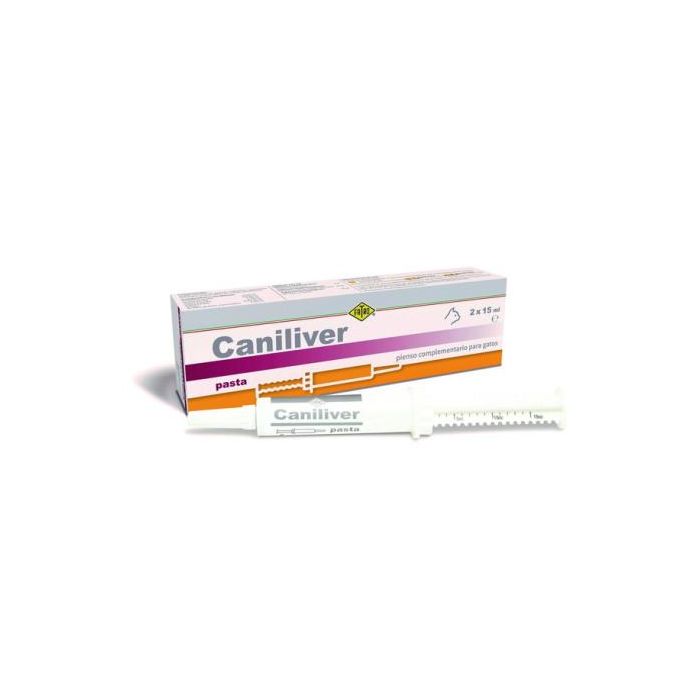 Caniliver Pasta Protector Hepático para Gatos 15 mL con 2 Jeringas