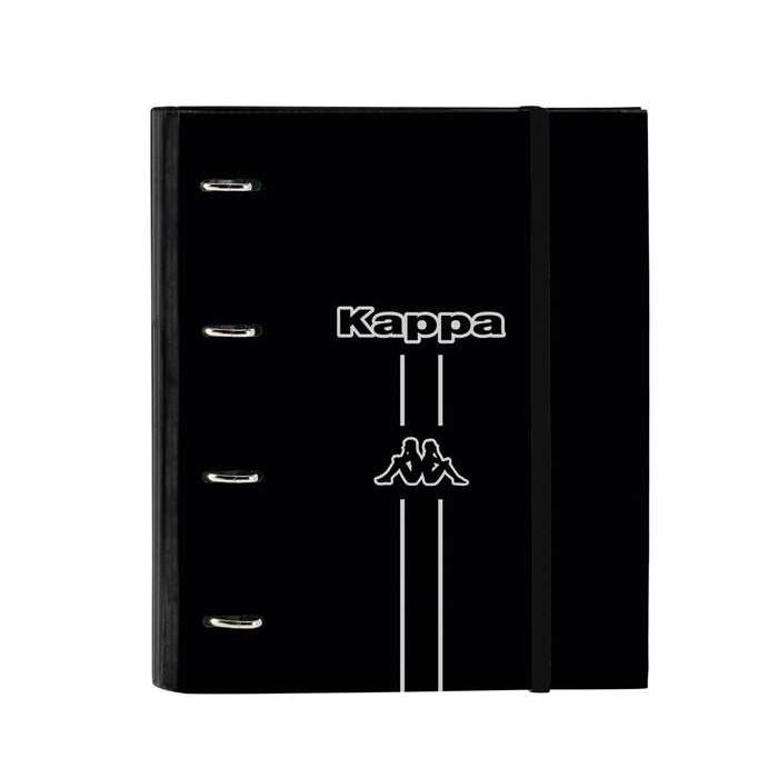 Carpeta de anillas Kappa Dark Negro 27 x 32 x 3.5 cm