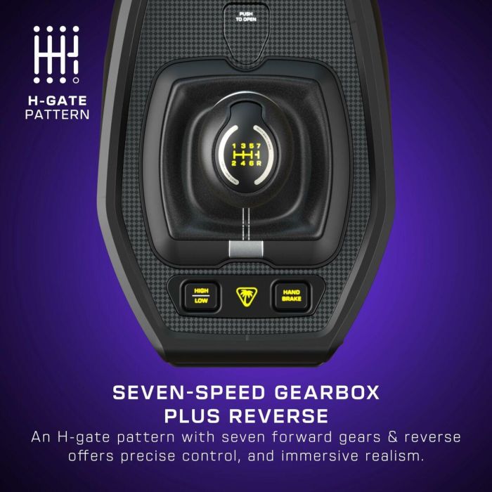 Turtle Beach TBS-0001-05 Palanca de cambios universal y freno de mano VelocityOne™ Multi-Shift Negro 17