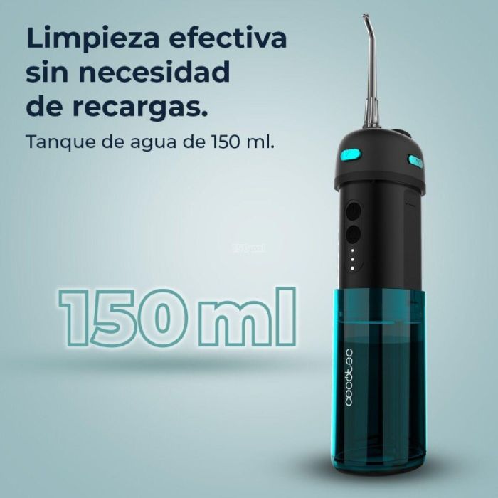 Irrigador Dental Cecotec Jet Splash Negro 150 ml 1