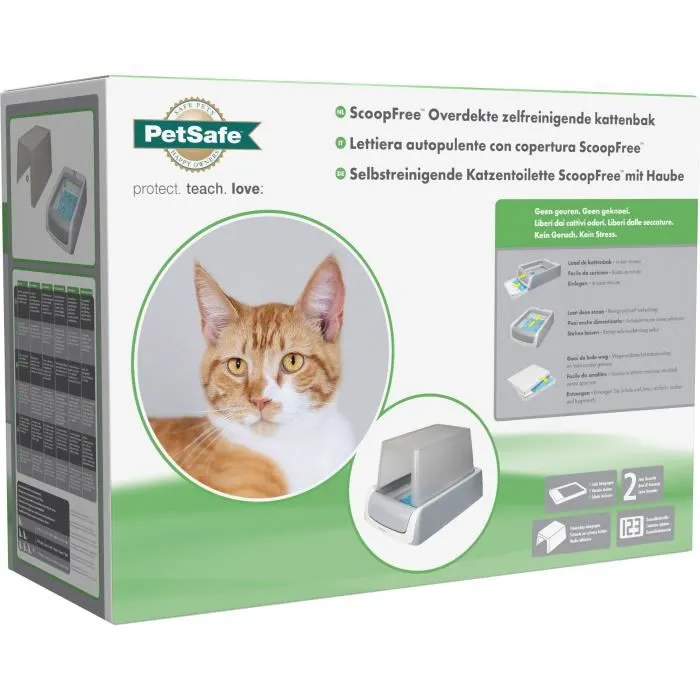 Petsafe Caja de Arena Automática ScoopFree 1.5 con Control de Olores y Sistema de Autolimpieza para Gatos, Independiente hasta por 4 Semanas 3