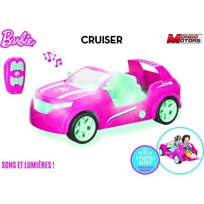 Mondo Motors - Coche de control remoto - SUV convertible - Barbie Cruiser 3