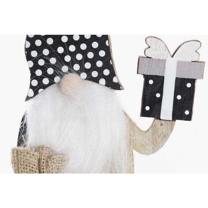 DKD Home Decor Figura Navidad Tradicional Estilo Santa Madera Poliéster Negro Rojo Natural 31 cm (Pack 12 Unidades) 1 DKD Home Decor Figura Navidad Tradicional Estilo Santa Madera Poliéster Negro Rojo Natural 31 cm (Pack 12 Unidades) 1
