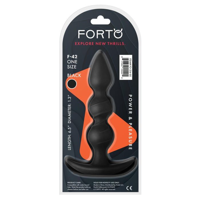 Plug Anal Forto Negro 2 Plug Anal Forto Negro 2
