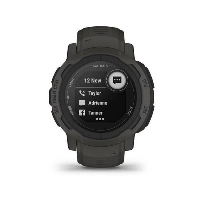 Smartwatch GARMIN Instinct 2 45 mm 0,9" Negro Grafito Gris oscuro 8