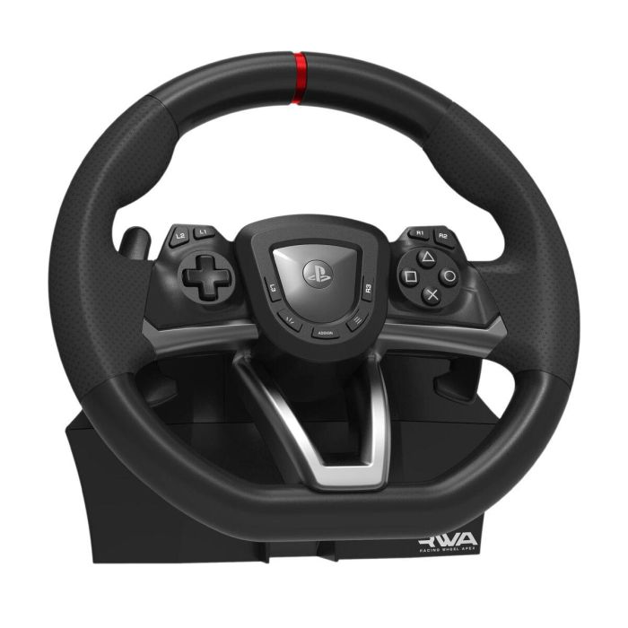 Hori Racing Wheel APEX P5 Volante y Pedales de Carreras Licencia Oficial Sony para PC, PS4, PS5, 280mm, Rotación 270°, Vibración TouchSense 16
