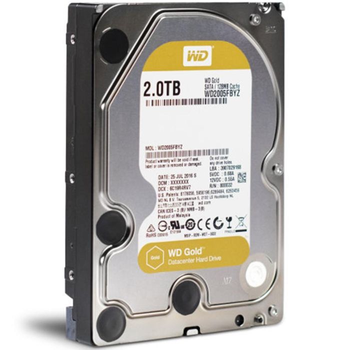 Western Digital Gold 2TB 3.5" SATA III 7200 RPM WD2005FBYZ 1