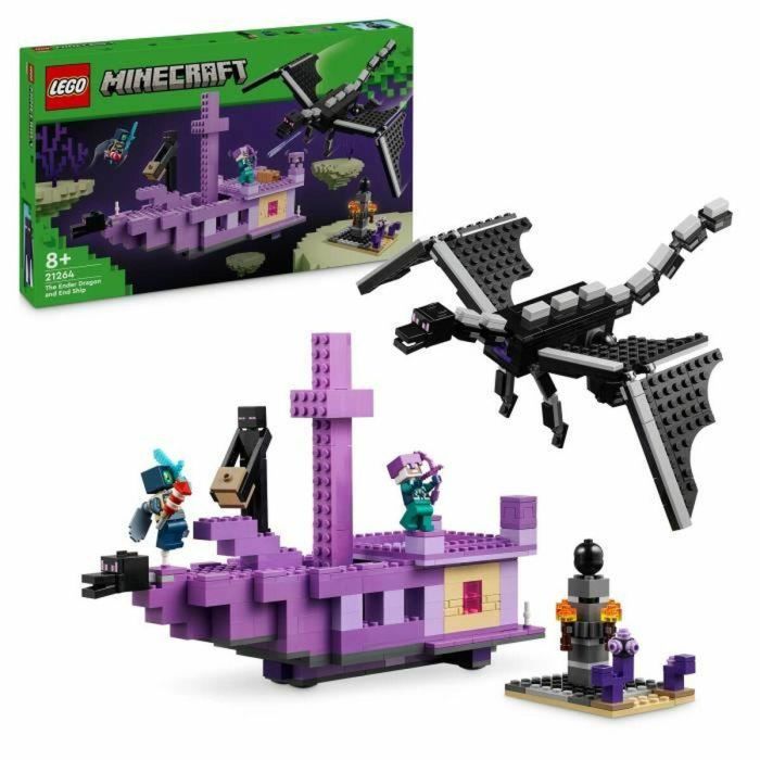 LEGO 21264 Minecraft El Dragón y el Barco de Ender - Set de Construcción inspirado en Videojuegos 0 LEGO 21264 Minecraft El Dragón y el Barco de Ender - Set de Construcción inspirado en Videojuegos 0