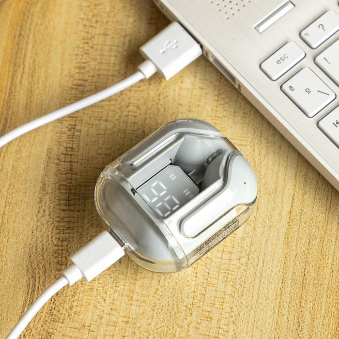 Auriculares Inalámbricos con Estuche de Carga Grey InnovaGoods 6 Auriculares Inalámbricos con Estuche de Carga Grey InnovaGoods 6