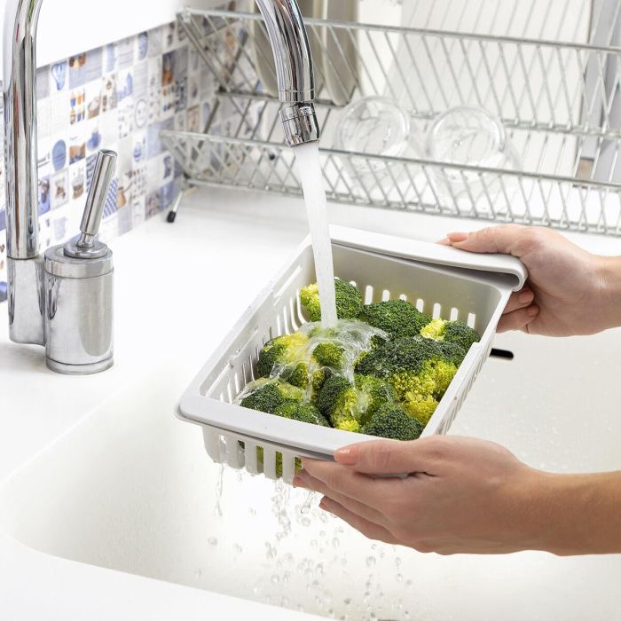 Organizador Ajustable para Nevera Friwer InnovaGoods 2 Unidades 6 Organizador Ajustable para Nevera Friwer InnovaGoods 2 Unidades 6