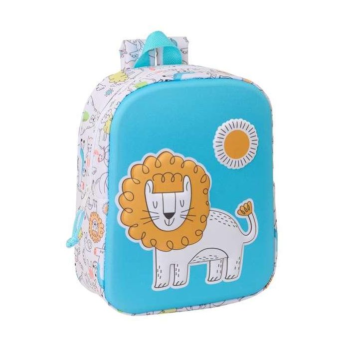 Safta Mochila Guarderia 3D Lion 3D 22x27x10 cm 0 Safta Mochila Guarderia 3D Lion 3D 22x27x10 cm 0