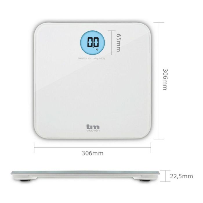Báscula Digital de Baño TM Electron Blanco 2 Báscula Digital de Baño TM Electron Blanco 2