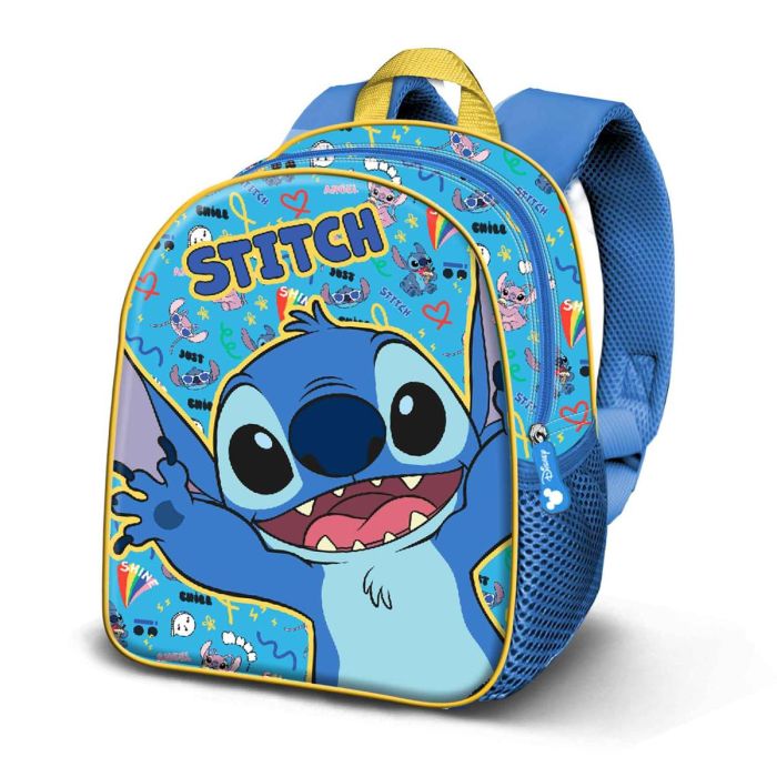 Mochila 3D Elite Hello Disney Lilo y Stitch Azul