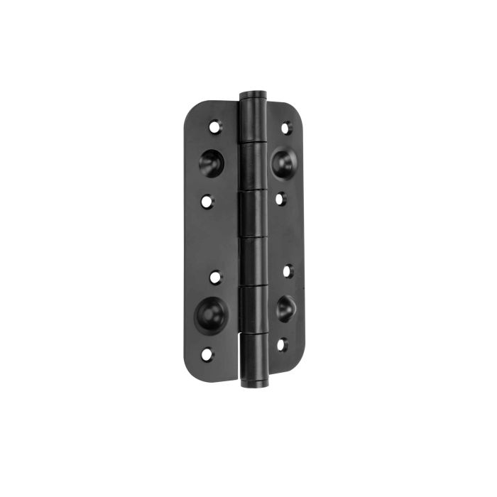 Emuca Lote de 5 bisagras de seguridad para puertas, 150x80mm, bisagras antipalanca con cantos redondos, sin remate, Acero, Negro 1 Emuca Lote de 5 bisagras de seguridad para puertas, 150x80mm, bisagras antipalanca con cantos redondos, sin remate, Acero, Negro 1
