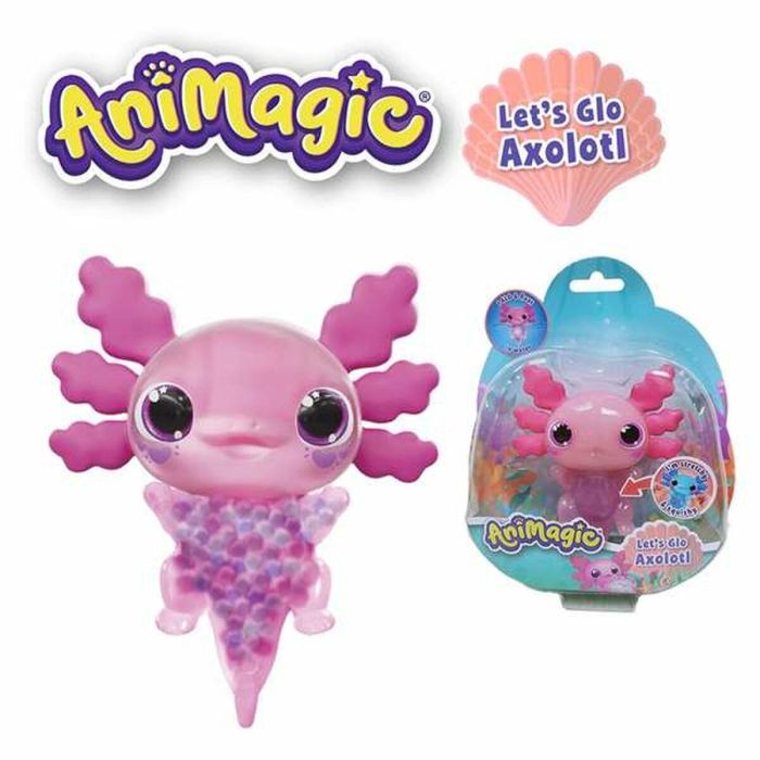 Goliath GOL8720077309432 Peluche interactivo Animagic Axolotl Aquarium 3