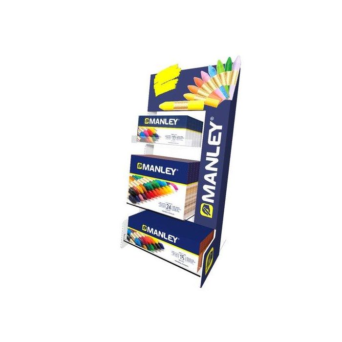 Ceras Manley Estuche Surtido Expositor De 30 10X Mnc00033 Estuche De 10 Ud. 10X Mnc00055 Estuche De 15 Ud. 10X Mnc00066 Estuche De 24 Ud.