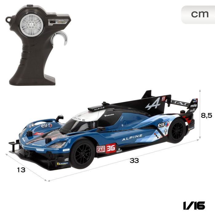 Coche Radio Control Renault 33 X 8,5 X 13 CM (4 Unidades) 3