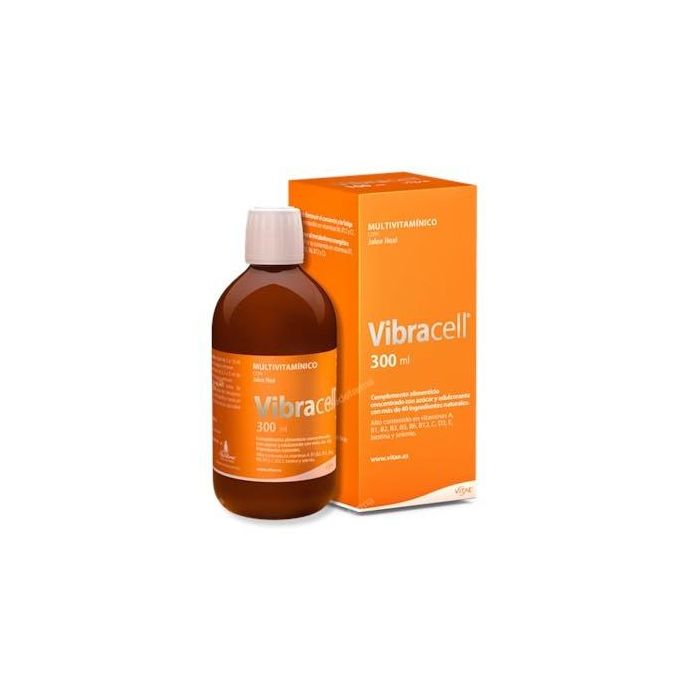 VITAE Vibracell 300Ml Complemento Alimenticio Multivitamínico con 40 Frutas y Verduras para el Rendimiento Diario