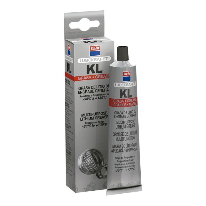 Krafft Grasa de Litio Universal en Tubo 150g - Resistente Agua y Altas Temperaturas (-30°C/+130°C)