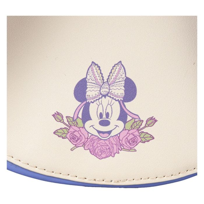 Mochila Floral Minnie Disney Loungefly 23cm 2 Mochila Floral Minnie Disney Loungefly 23cm 2