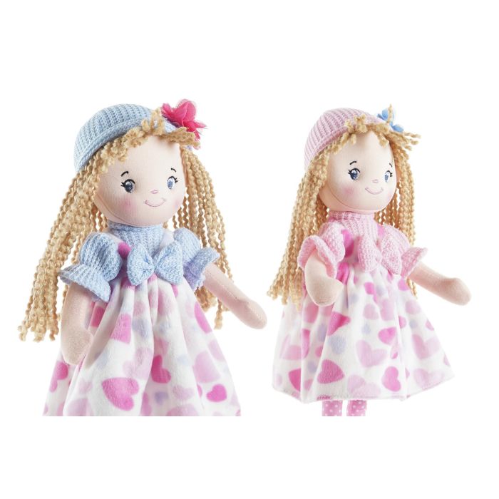 Muñeca de Trapo DKD Home Decor (20 x 8 x 30 cm) (2 Unidades) 1 Muñeca de Trapo DKD Home Decor (20 x 8 x 30 cm) (2 Unidades) 1