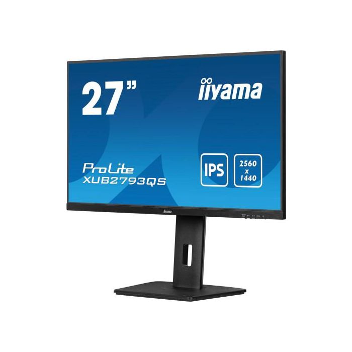 Iiyama Monitor Ips Qhd, 27", Ajustable, 100 Hz, Hdmi 4 Iiyama Monitor Ips Qhd, 27", Ajustable, 100 Hz, Hdmi 4