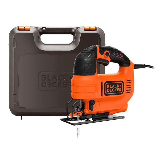 Black+Decker Sierra de calar 520W KS701PEK-QS con acción pendular, velocidad variable, bisel 0-45°, incluye hoja y maletín 1 Black+Decker Sierra de calar 520W KS701PEK-QS con acción pendular, velocidad variable, bisel 0-45°, incluye hoja y maletín 1