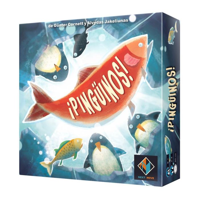 Next Move Games NMG60120ES Juego de Mesa ¡Pingüinos! para 2-4 Jugadores a partir de 8 años 0 Next Move Games NMG60120ES Juego de Mesa ¡Pingüinos! para 2-4 Jugadores a partir de 8 años 0