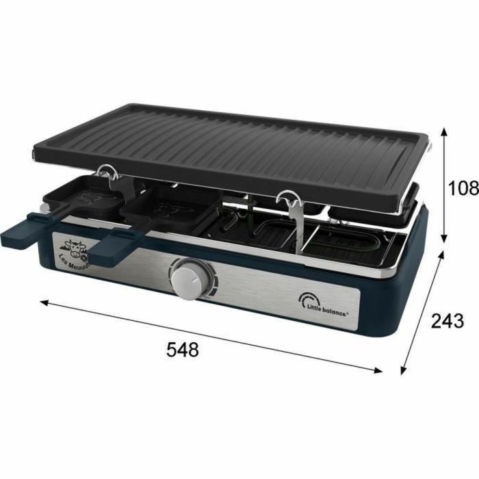 Raclette Little Balance Maxi Grill & Cheese Negro 2 Raclette Little Balance Maxi Grill & Cheese Negro 2