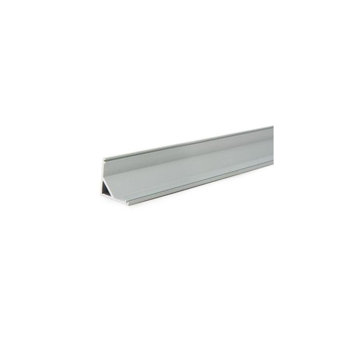 Perfíl Aluminio para Tira LED Instalación Esquinas - Difusor Opal x 1M 1
