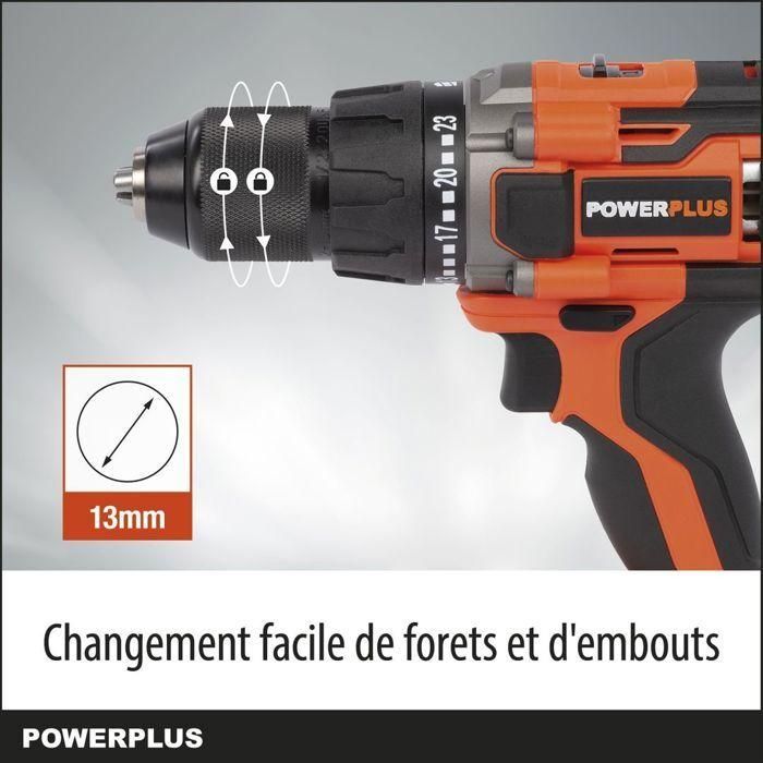 Destornillador inalámbrico 20V 50 nm - Powdp15100 de potencia dual - Entregado sin batería o cargador 2 Destornillador inalámbrico 20V 50 nm - Powdp15100 de potencia dual - Entregado sin batería o cargador 2