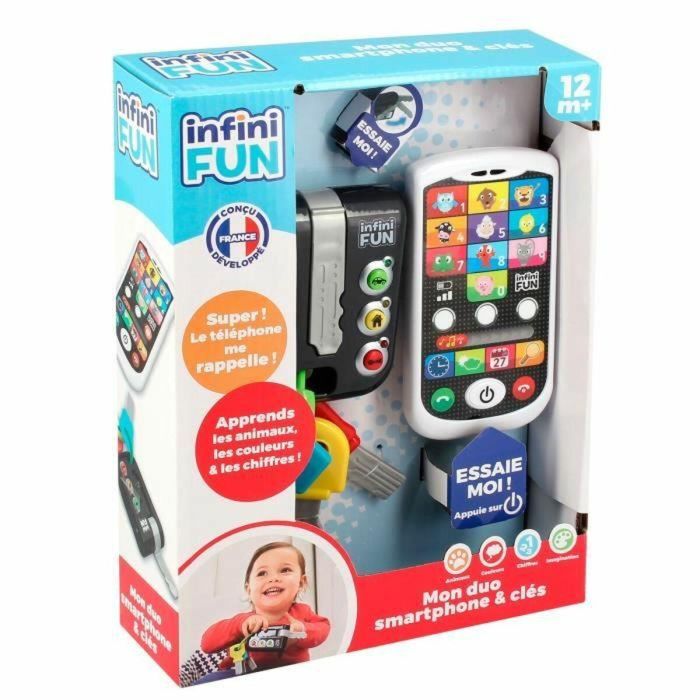 KD KD8436538676363 My Smartphone and Keys Duo, Juguete Educativo para Aprender Animales, Números y Colores 5 KD KD8436538676363 My Smartphone and Keys Duo, Juguete Educativo para Aprender Animales, Números y Colores 5