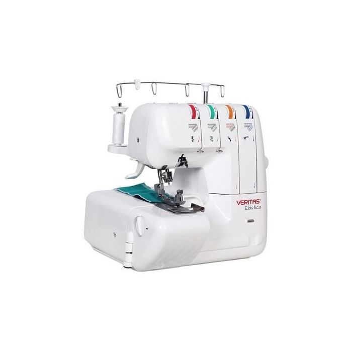 Veritas Elastica Overlock Máquina de Coser - Dobladillo, Corte y Costura en un Paso, Apta para Tejanos, Cuero y Tela de Abrigo 2