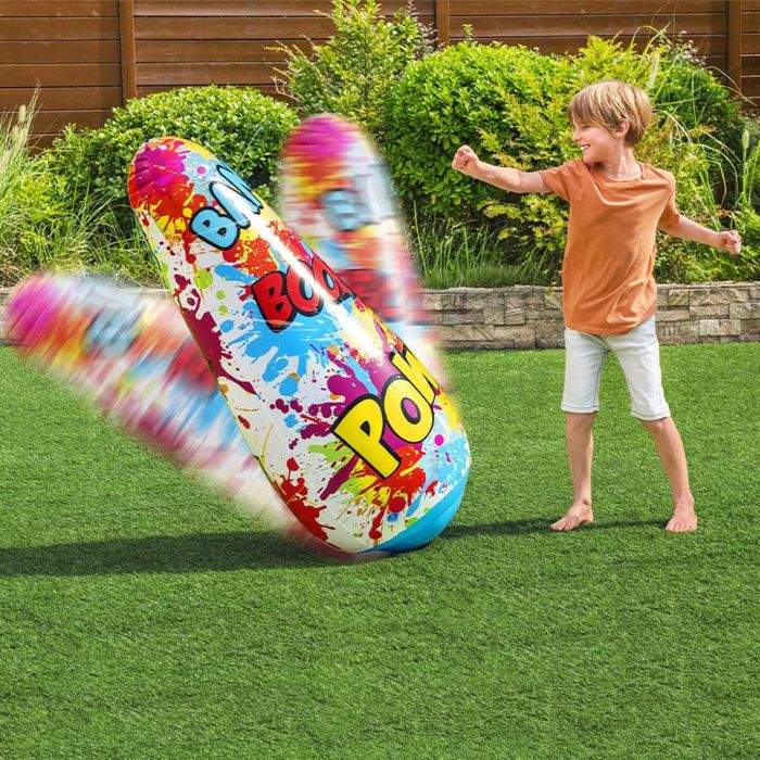 Bestway Punching Hinchable Comic 119 cm +3 Años Interior y Jardin 52630 1