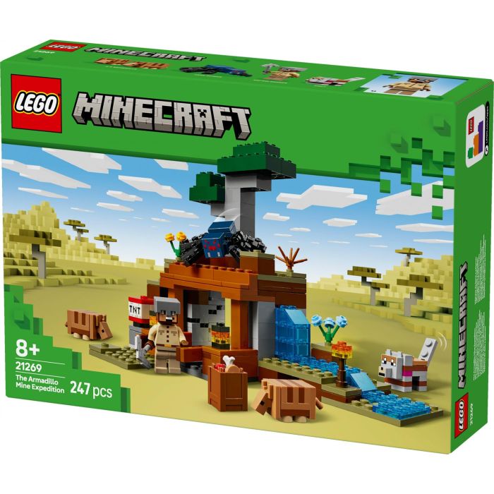 Lego Minecraft La Expedición a la Mina del Armadillo - Set de Construcción para Edad 8+ años 10 Lego Minecraft La Expedición a la Mina del Armadillo - Set de Construcción para Edad 8+ años 10