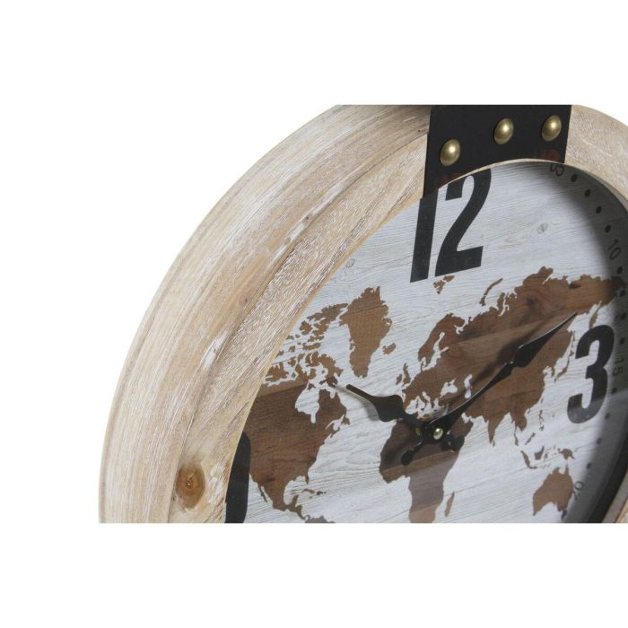 Reloj Pared Atlantico DKD Home Decor Marron Negro 4 x 54 x 40 cm (2 Unidades) 1 Reloj Pared Atlantico DKD Home Decor Marron Negro 4 x 54 x 40 cm (2 Unidades) 1