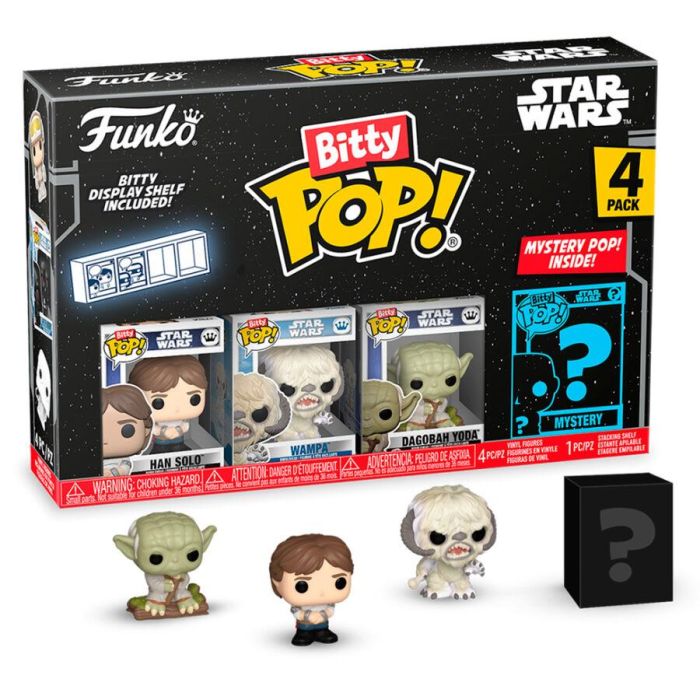 Blister 4 figuras Bitty POP Star Wars Han Solo 1