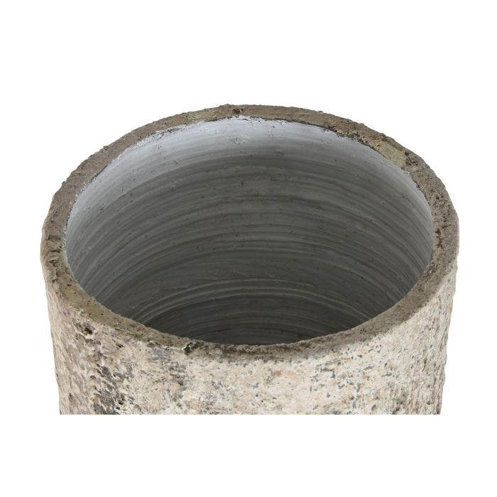 Jarron Item Home DKD Home Decor Gris 42 x 120 x 42 cm 2