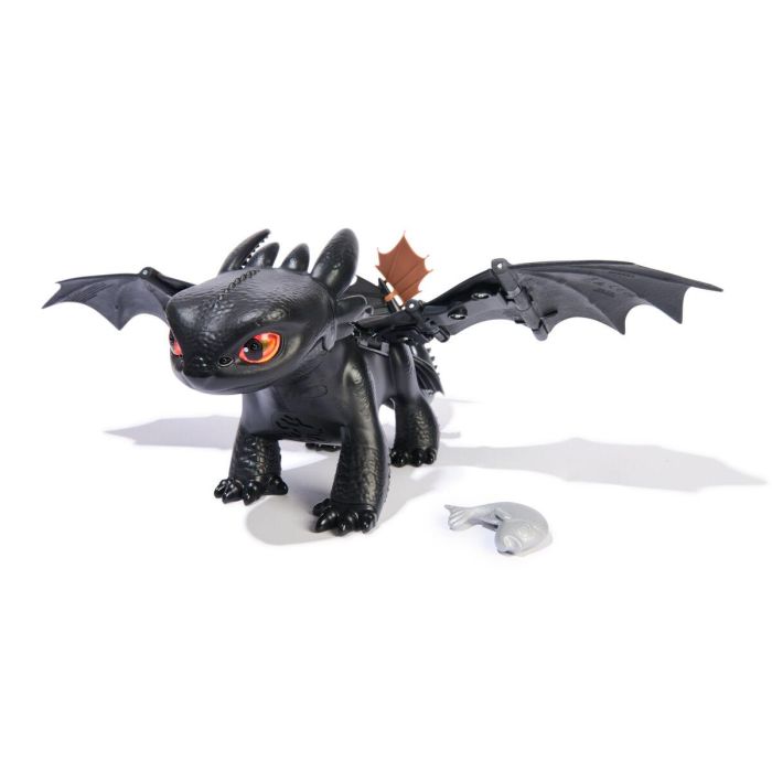 Spin Master Dragón Interactivo Toothless Doma y Entrena, 5 Personalidades, 60 Sonidos y Reacciones, Edad 4+, Pilas AAA, 25,4x33x20,3 cm 0 Spin Master Dragón Interactivo Toothless Doma y Entrena, 5 Personalidades, 60 Sonidos y Reacciones, Edad 4+, Pilas AAA, 25,4x33x20,3 cm 0
