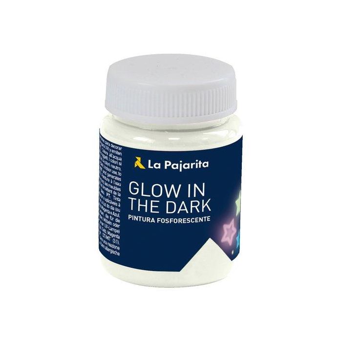Pintura Latex La Pajarita Fosforescente 75 Ml (Bote) Neutro 6 unidades