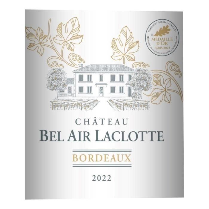Château Bel Air Laclotte 2022 Burdeos - Vino tinto Burdeos 1 Château Bel Air Laclotte 2022 Burdeos - Vino tinto Burdeos 1