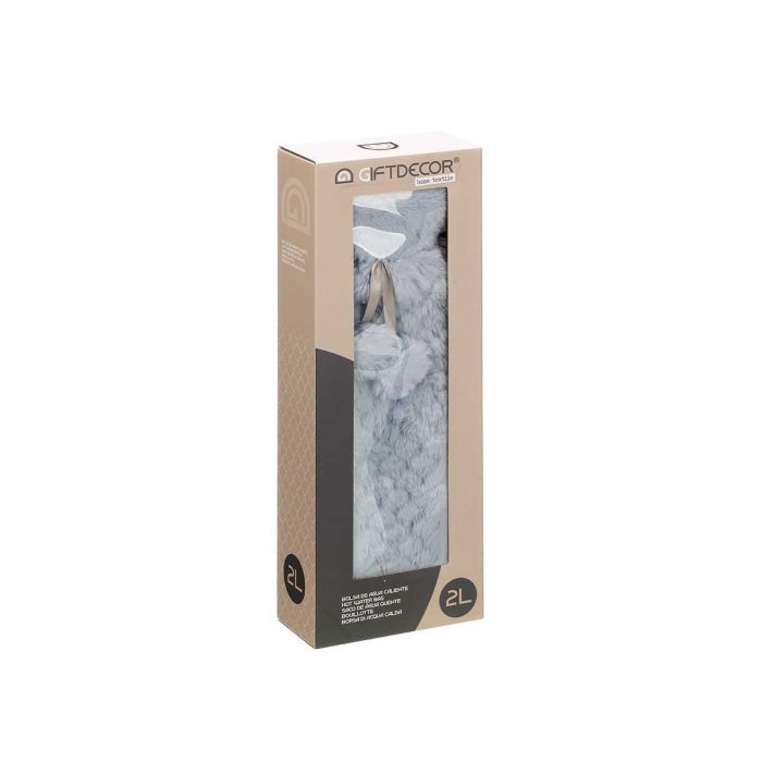 Bolsa Agua Larga 2L Funda Pelo Gris Giftdecor 14X75CM (6 Unidades) 1 Bolsa Agua Larga 2L Funda Pelo Gris Giftdecor 14X75CM (6 Unidades) 1