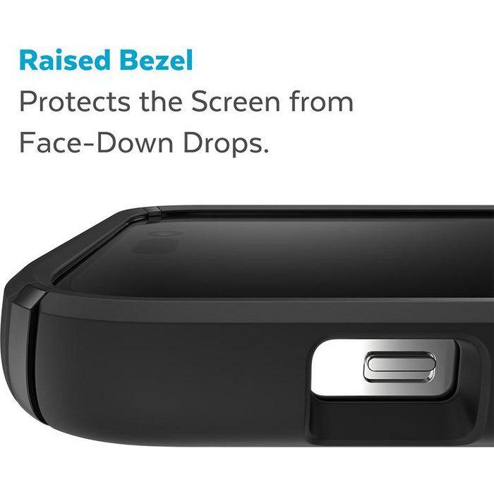 Speck Presidio 2 Pro Funda MagSafe compatible para iPhone 14 Pro Max, Protección Caídas 4m, Acabado Suave Mate, Microban, Negro 3