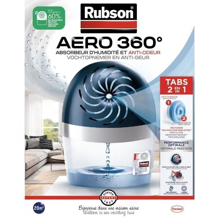 Aero 360 ° absorbente de humedad 20 m² - RUBSON