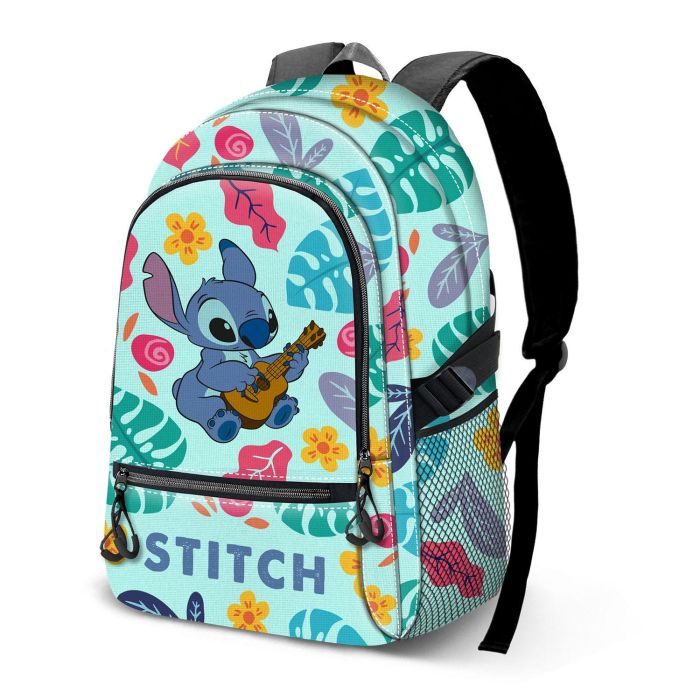 Mochila Fight FAN 2.2 Guitar Disney Lilo y Stitch Verde