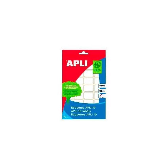 Apli Etiquetas Adhesivas 25x40 mm Escritura Manual C-Romos 16 X 10H Blanco Apli Etiquetas Adhesivas 25x40 mm Escritura Manual C-Romos 16 X 10H Blanco